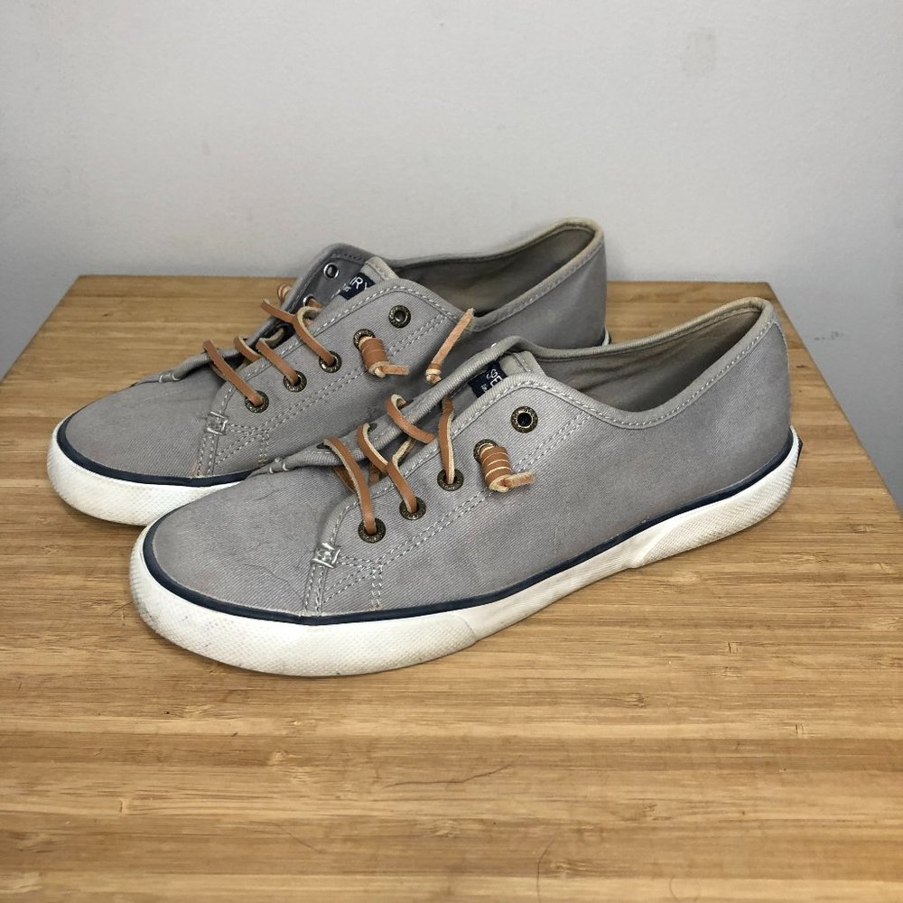 Sperry Top-Sider Casual Slip-On Boat Shoe Taupe/Brown Size 8